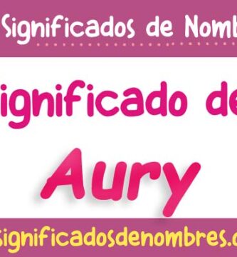 Significado de Aury