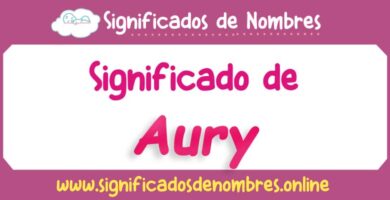 Significado de Aury