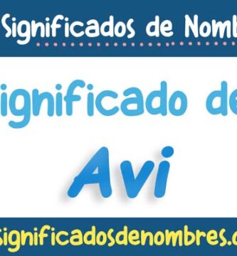 Significado de Avi