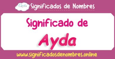 Significado de Ayda