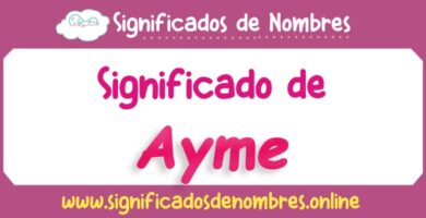 Significado de Ayme