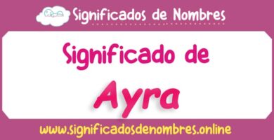 Significado de Ayra