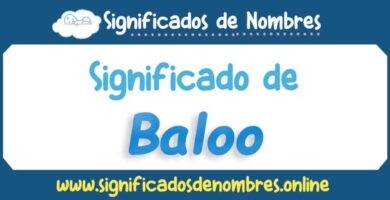 Significado de Baloo