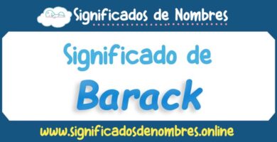 Significado de Barack