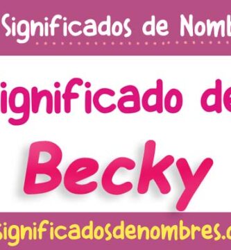 Significado de Becky