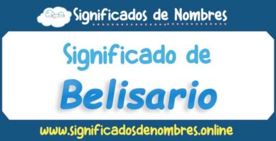 Significado de Belisario