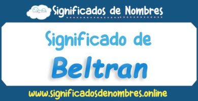 Significado de Beltran