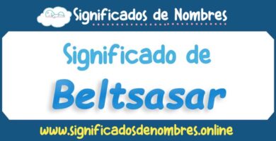 Significado de Beltsasar