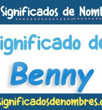 Significado de Benny