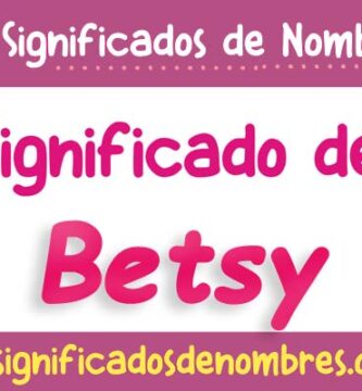Significado de Betsy
