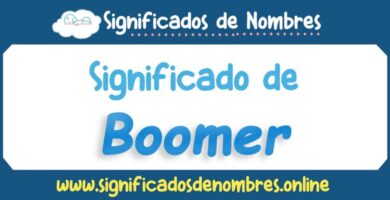Significado de Boomer