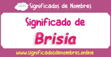 Significado de Brisia