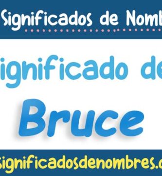 Significado de Bruce