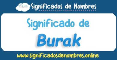 Significado de Burak