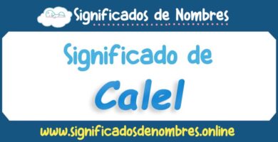 Significado de Calel