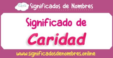 Significado de Caridad