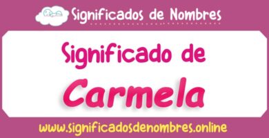 Significado de Carmela