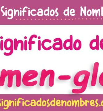 Significado de Carmen Gloria