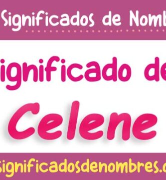 Significado de Celene