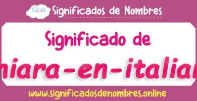 Significado de Chiara En Italiano