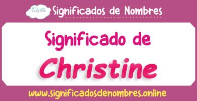 Significado de Christine