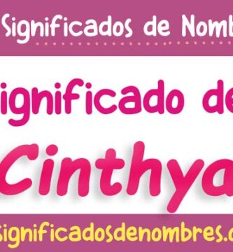 Significado de Cinthya