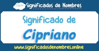 Significado de Cipriano