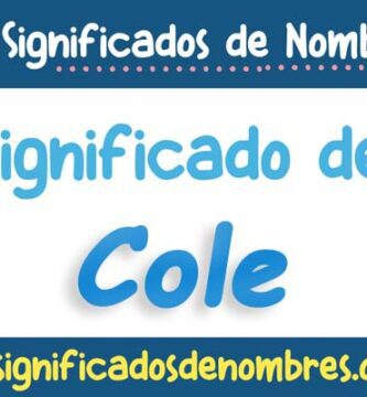 Significado de Cole