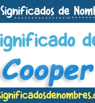 Significado de Cooper