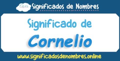 Significado de Cornelio