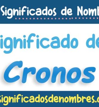 Significado de Cronos