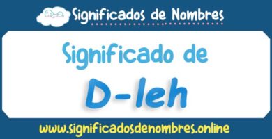 Significado de D Leh