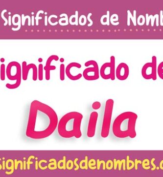 Significado de Daila