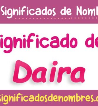 Significado de Daira