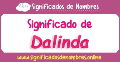 Significado de Dalinda