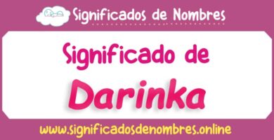 Significado de Darinka