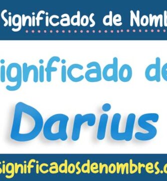 Significado de Darius