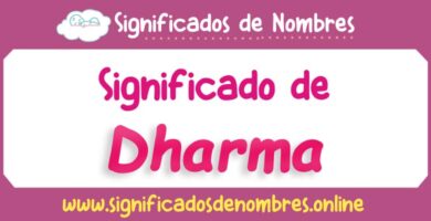 Significado de Dharma