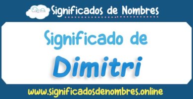 Significado de Dimitri