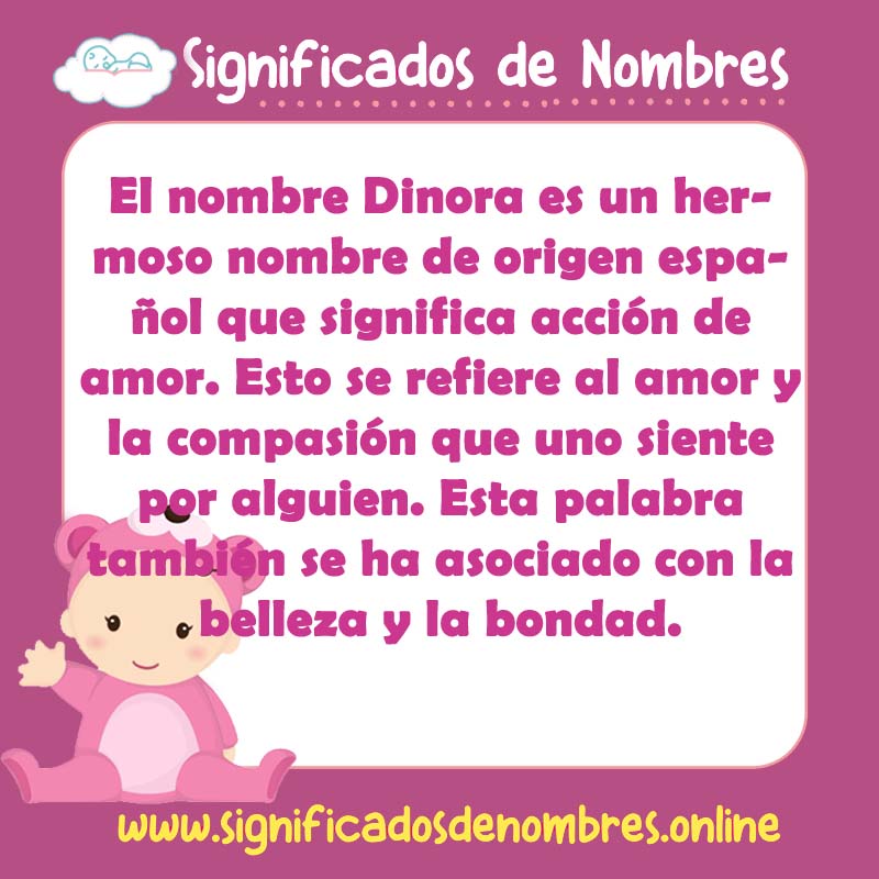 Significado y origen del nombre Dinora
