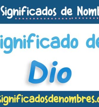 Significado de Dio