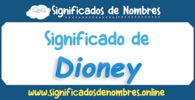 Significado de Dioney