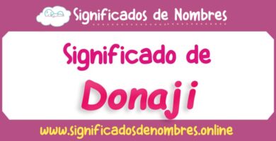 Significado de Donaji