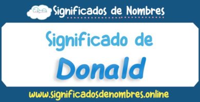 Significado de Donald