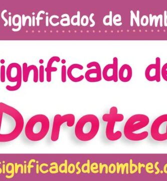Significado de Dorotea