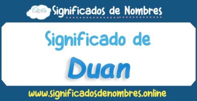 Significado de Duan