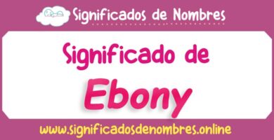 Significado de Ebony