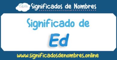Significado de Ed