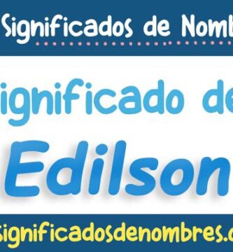 Significado de Edilson