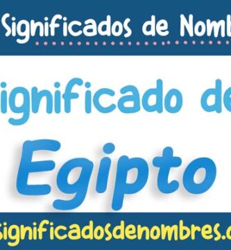 Significado de Egipto